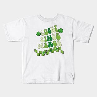 Lucky-Since-March-1984 Kids T-Shirt